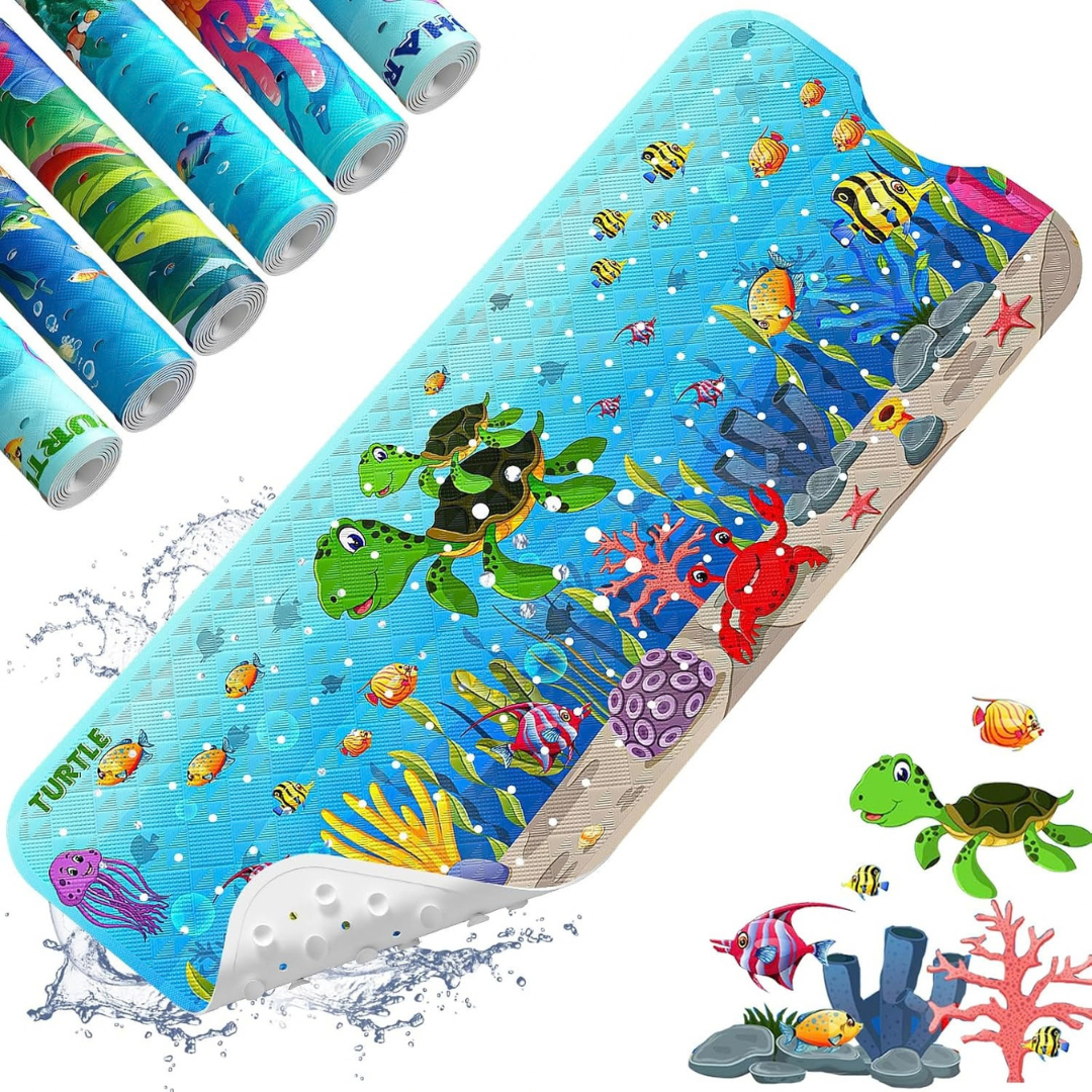 1. Bath Mat for Tub Non Slip Bathtub Mat Non Slip 40x16 Baby Bath Mat