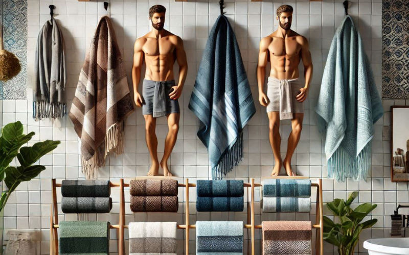 shower wraps for men