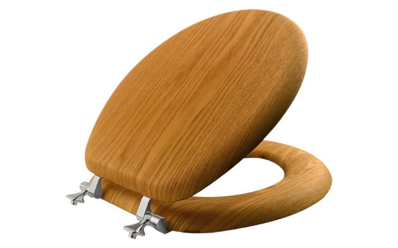 <strong>Mayfair Natural Oak Veneer Toilet Seat</strong>