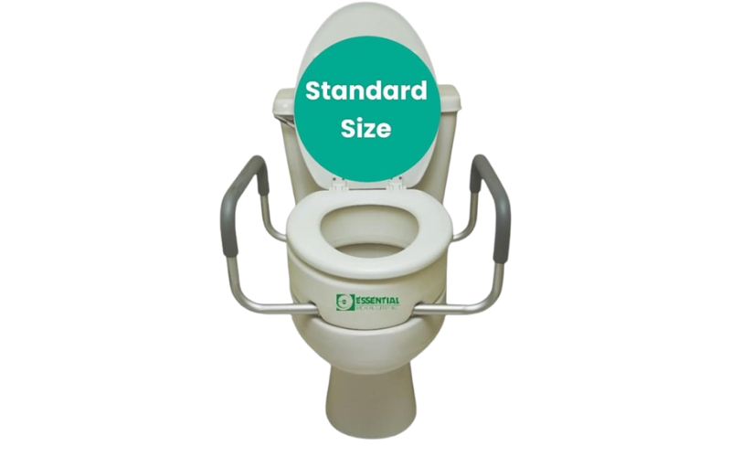 <strong>Essential Medical Supply Raised Elevated Toilet Seat Riser</strong>