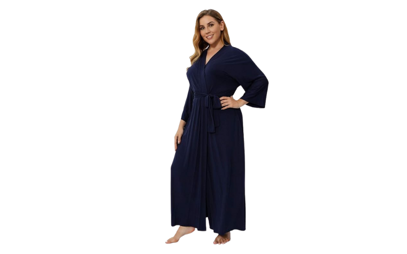 Super Shopping-zone Women's Plus Size Long Robes Kimonos