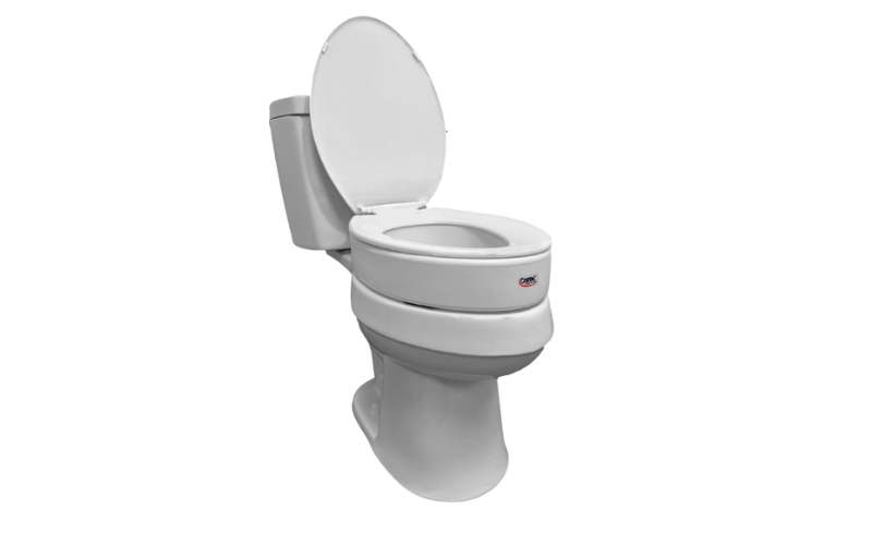 Carex Elongated Raised Toilet Seat