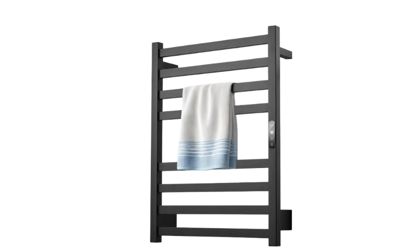 Towel Warmer Matte Black Heated Towel Rack