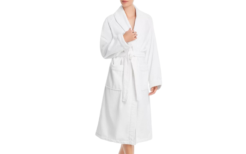 H by Frette Shawl Collar Bathrobe