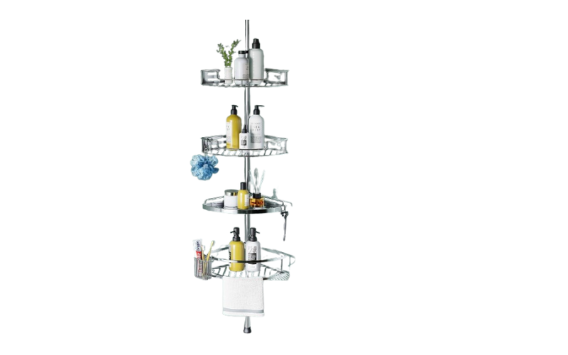 HAMILTON Corner Shower Caddy Tension Pole