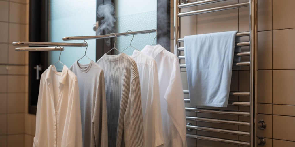 can you put clothes in a towel warmer