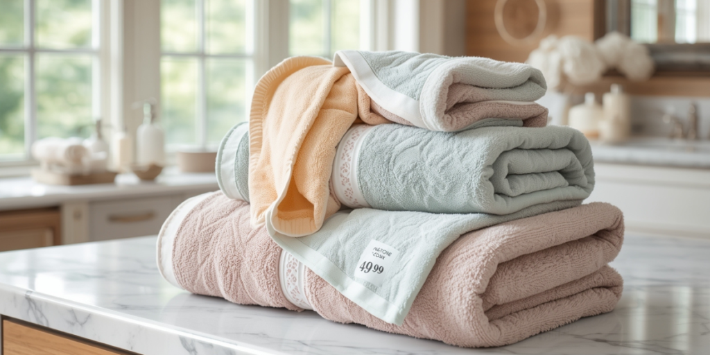 best bathroom towel set under 50 dollars
