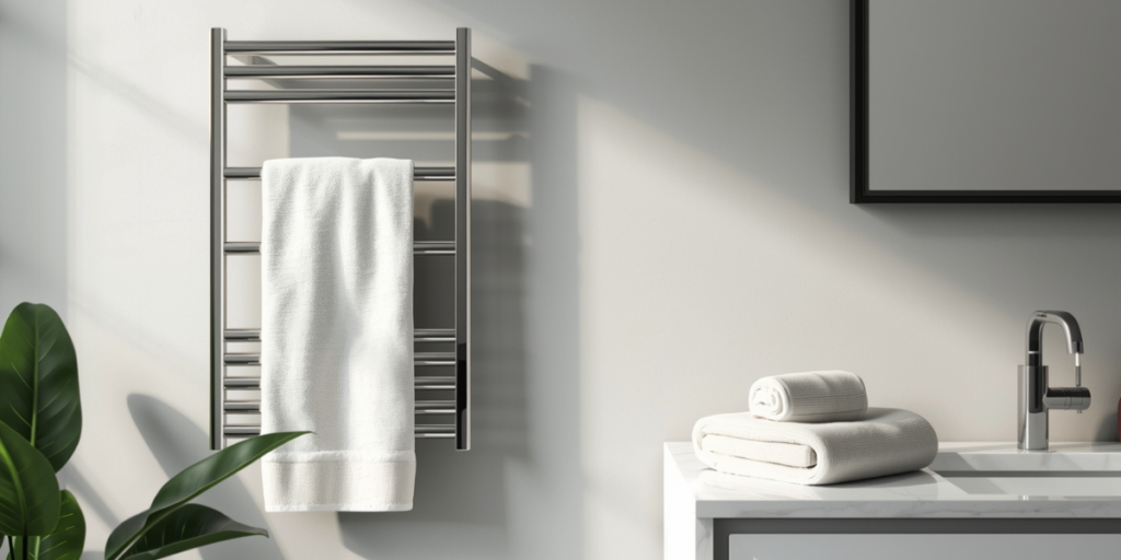 how to hang towels on a towel bar
