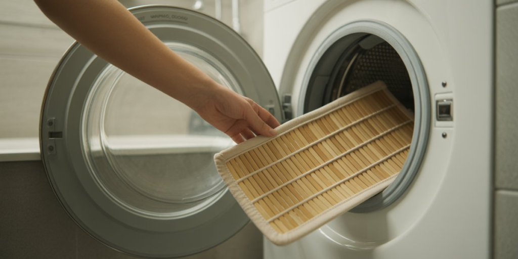 bamboo bath mat mesh laundry bag washing