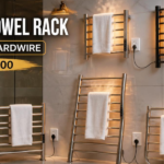 heated towel rack plugin no hardwire under $100