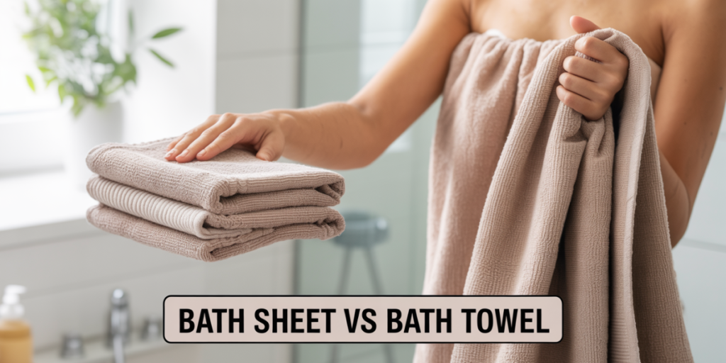 what is the difference between bath sheet and bath towel